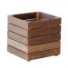 Vaso Cachepot 30 x 30 cm Madeira Demolição Natural