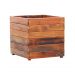 Vaso Cachepot 50 x 50 cm Madeira Demolição Natural