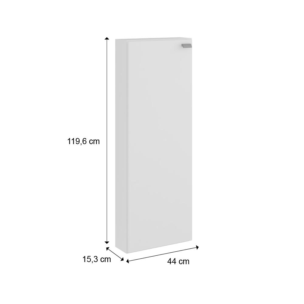 Armário Cozinha Utilitário 1 Porta Branco Carraro