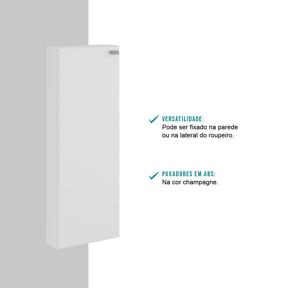 Armário Cozinha Utilitário 1 Porta Branco Carraro