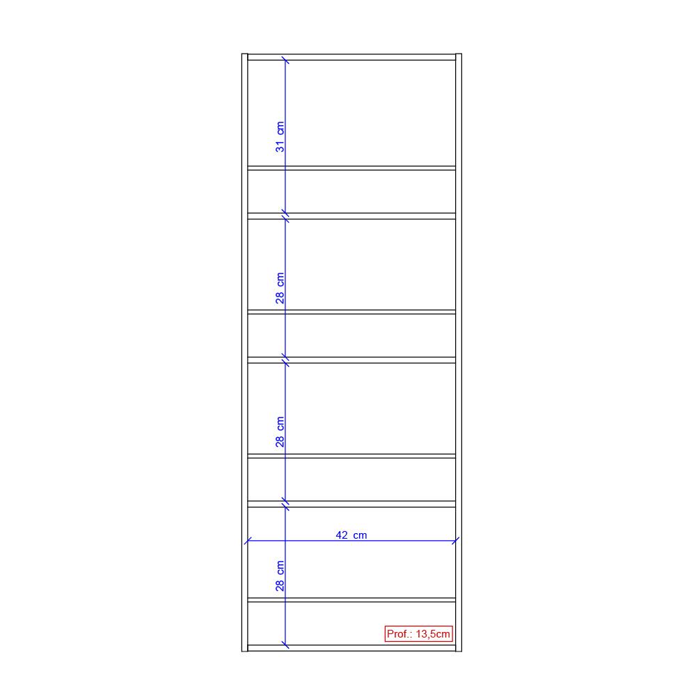 Armário Cozinha Utilitário 1 Porta Branco Carraro