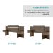 Cabeceira Casal Extensível e Mesa Lateral Madeirada Carraro