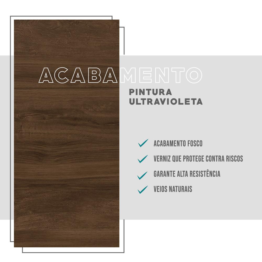 Cabeceira Casal Extensível e Mesa Lateral Madeirada Carraro