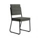 Conjunto 2 Cadeiras de Jantar 1736 Carraro Preto/Cinza