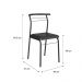 Conjunto 4 Cadeiras de Jantar 1708 Carraro Preto