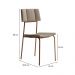 Conjunto Sala de Jantar Fontana 4 Cadeiras Carraro Areia/Rose/Nogal