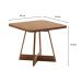 Conjunto Sala de Jantar Fontana 4 Cadeiras Carraro Areia/Rose/Nogal
