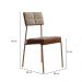 Conjunto Sala de Jantar Nairóbi 4 Cadeiras Carraro Areia/Rose/Nogal