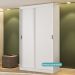 Guarda Roupa Casal 2 Portas 2 Gav Branco Carraro Noah