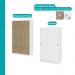 Guarda Roupa Casal 2 Portas 2 Gav Branco Carraro Noah