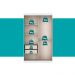 Guarda Roupa Casal 2 Portas 2 Gav Espelho Branco Carraro Nero