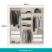 Guarda Roupa Casal 3 Portas 4 Gav Branco Carraro