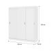 Guarda Roupa Casal 3 Portas 4 Gav Branco Carraro