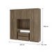 Guarda Roupa Casal 6 Portas 2 Gavetas Porto Legno com Painel de TV Carraro