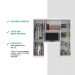 Guarda Roupa Casal 6 Portas Montagem Flex Branco Carraro