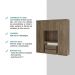 Guarda Roupa Solteiro 6 Portas 2 Gavetas Porto Legno com Escrivaninha Carraro