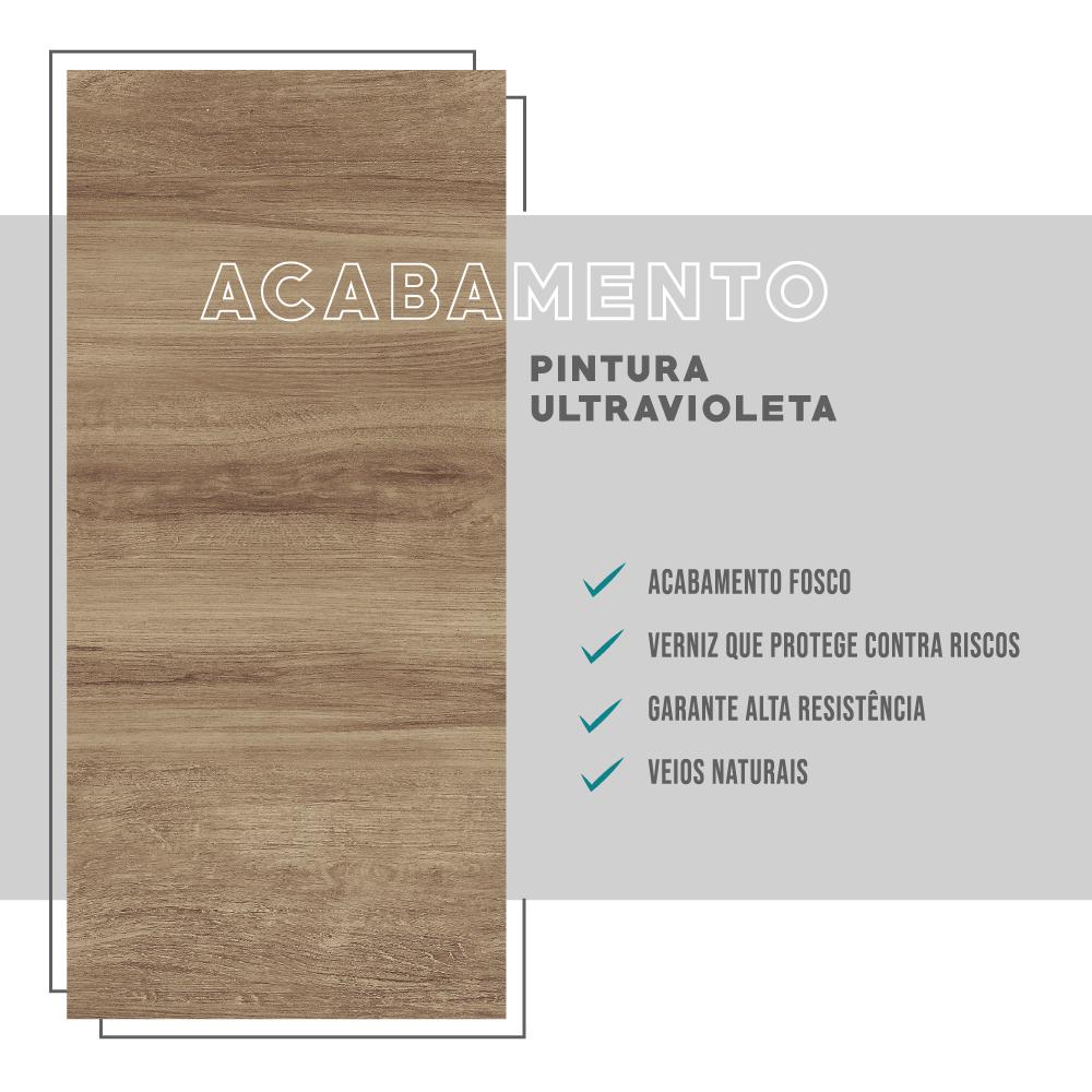 Mesa Lateral/Cabeceira 1 Gaveta Noce Carraro