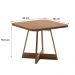 Mesa de Jantar Quadrada 90 cm Átria 1593 Carraro Nogal/Rose