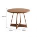 Mesa de Jantar Redonda 1 m Átria 1594 Carraro Nogal/Rose