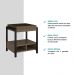 Mini Bar Habitat Madeirado e Tubos Pretos Carraro