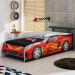 Cama Quarto Carro Sport Car Infantil Preto/Branco