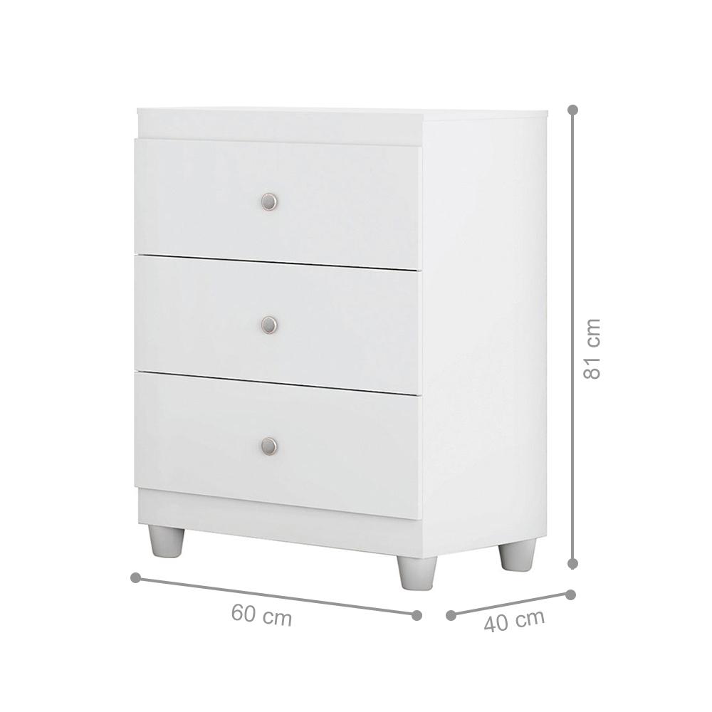 Conjunto Quarto Infantil Génova Branco