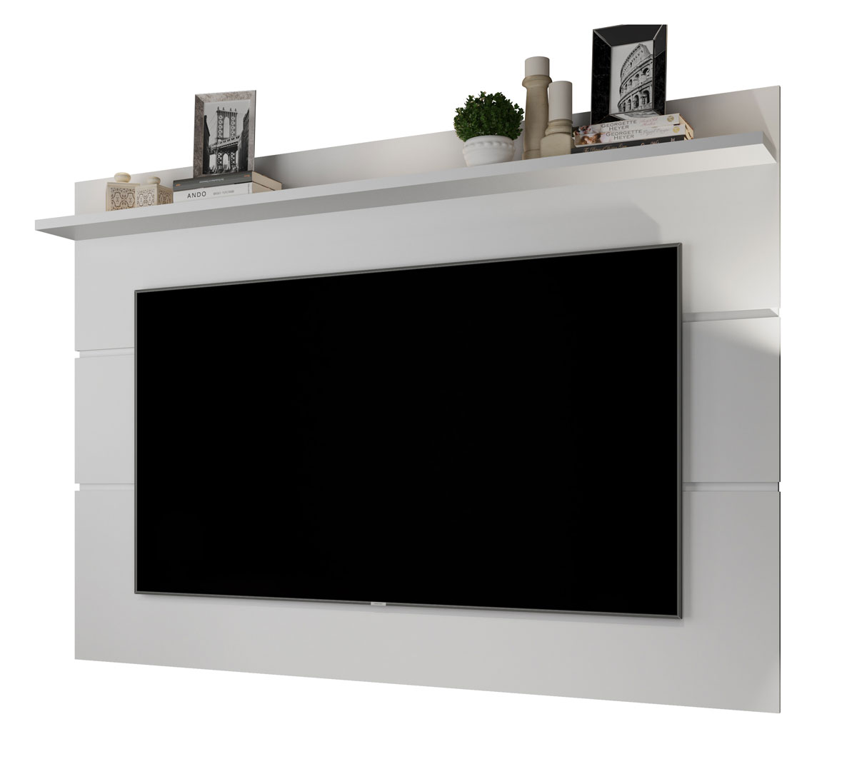 Painel para TV Vivare 1.8 Branco - Germai Móveis