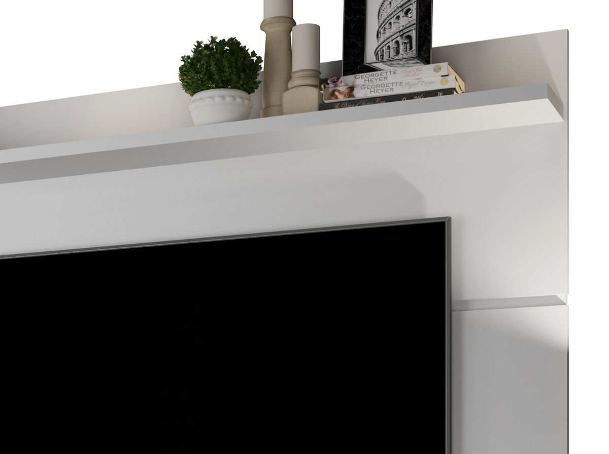 Painel para TV Vivare 1.8 Branco - Germai Móveis
