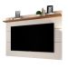 Painel para TV Vivare 1.8 Off White com Freijó - Germai Móveis