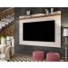 Painel para TV Vivare 1.8 Off White com Freijó - Germai Móveis