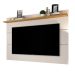 Painel para TV Vivare 1.8 Off White com Nature - Germai Móveis