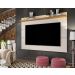 Painel para TV Vivare 1.8 Off White com Nature - Germai Móveis