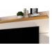 Painel para TV Vivare 1.8 Off White com Nature - Germai Móveis