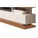 Rack com Painel Vivare Off White com Freijó - Germai Móveis