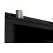 Rack com Painel Vivare Wood 1.6 Preto - Germai Móveis
