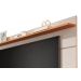 Rack com Painel Vivare Wood 1.8 Off White com Nature - Germai Móveis