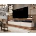 Rack para TV Vivare Off White com Freijó - Germai Móveis