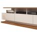 Rack para TV Vivare Off White com Freijó - Germai Móveis