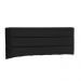 Cabeceira Cama Box Solteiro 90cm Turim Suede Preto - Havai