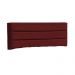 Cabeceira Cama Box Solteiro 90cm Turim Suede Vermelho - Havai