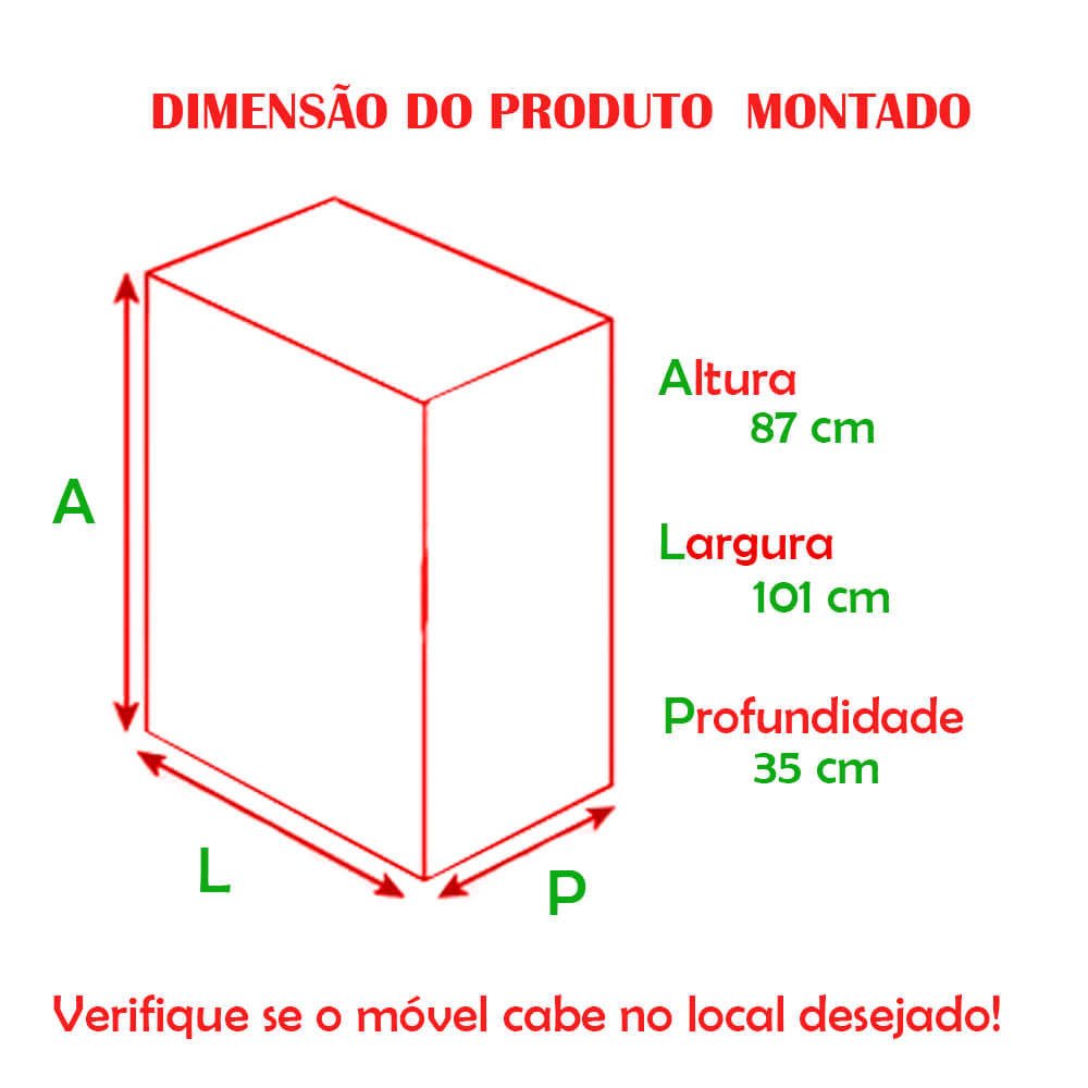 Balcão Triplo 1415 Ilan Branco