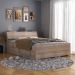 Cama Baú Queen Size com 4 gavetas Ilan 1251 Castanho