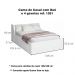 Cama Baú de Casal com 4 gavetas Ilan 1251 San Remo
