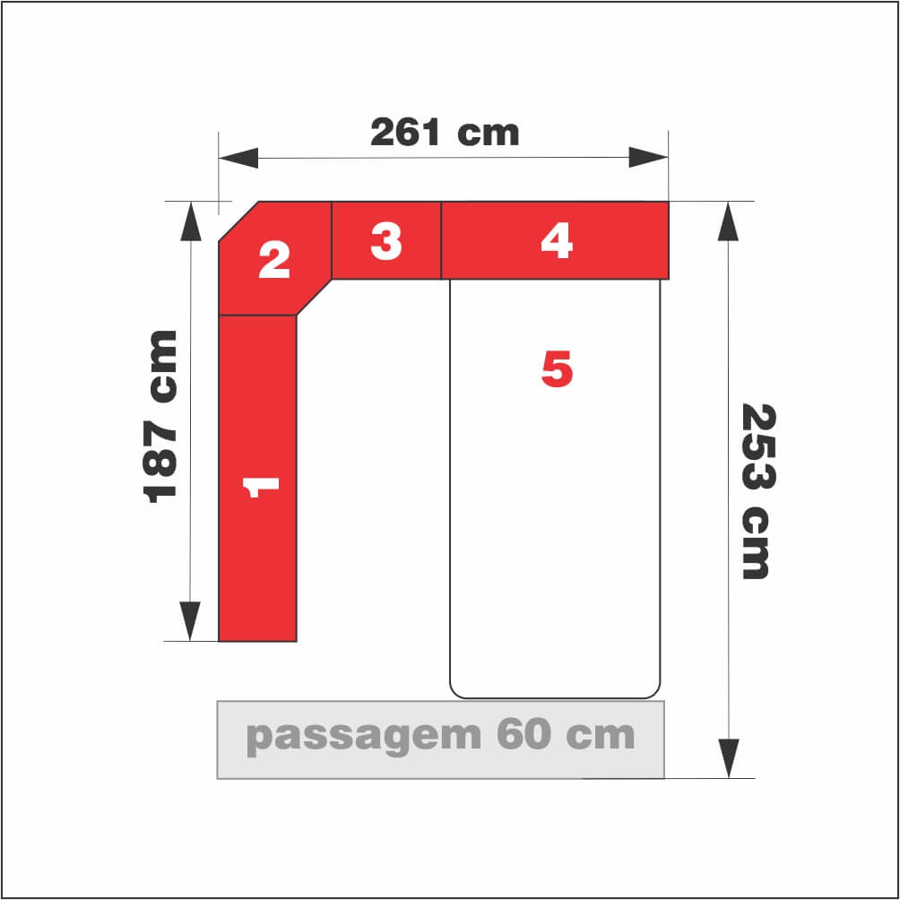 Dormitório De Casal Completo 1218 Castanho
