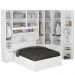 Dormitório De Casal Completo 1219 Branco