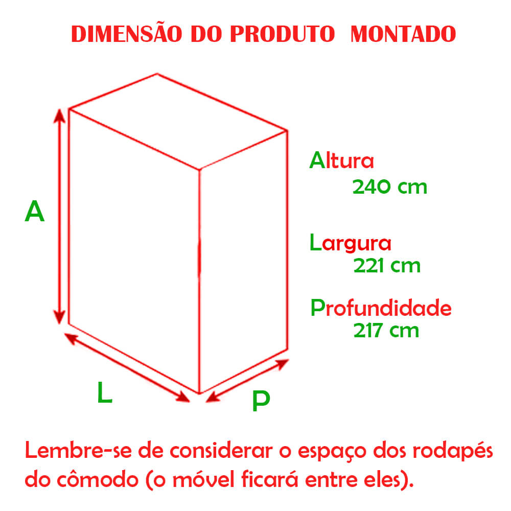 Dormitório De Casal Completo 1220 Castanho