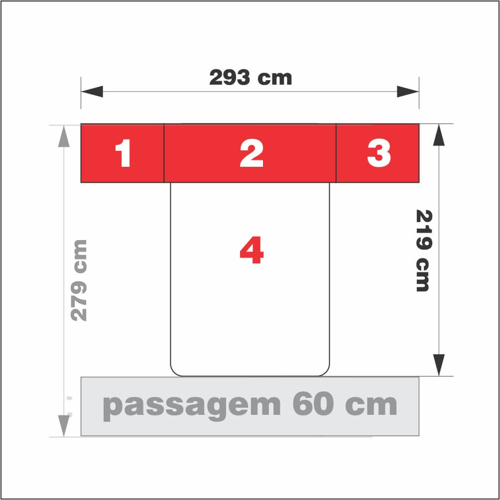 Dormitório De Casal Completo 1223 Branco
