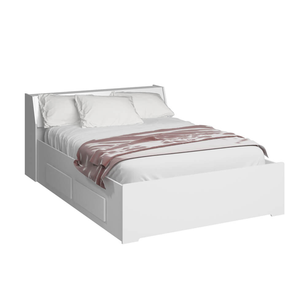 Dormitório De Casal Completo 1223 Branco