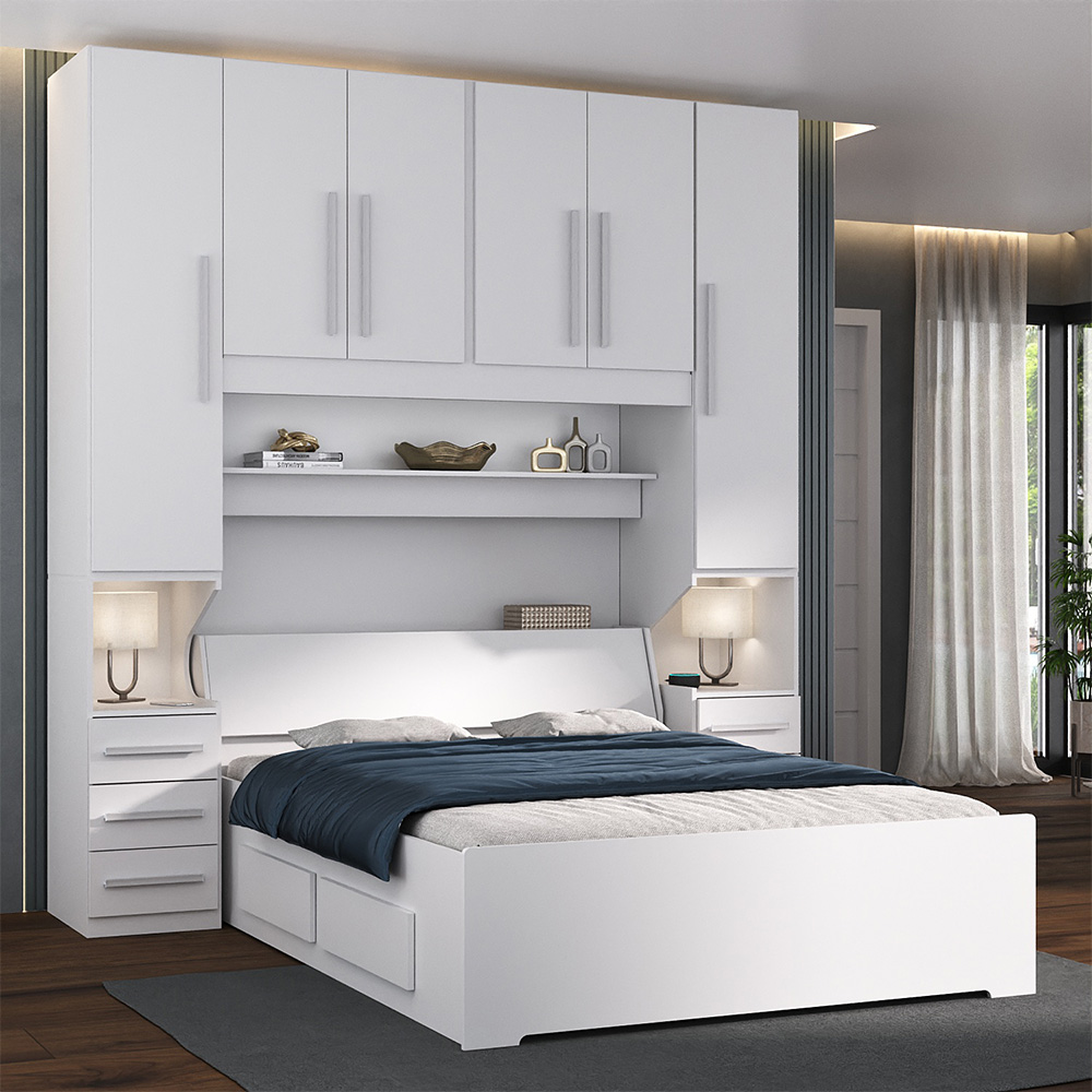 Dormitório De Casal Sem Cama 1220S Branco