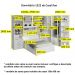 Dormitório De Casal Sem Cama 1222S Branco